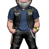 2014 Mezco Sons of Anarchy Clay Bobblehead Figure