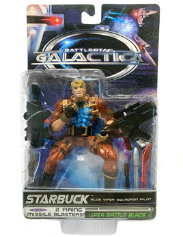 1996 Trendmasters Battlestar Galactica Starbuck New Action Figure