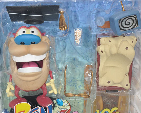2004 Palisades Ren and Stimpy Stimpy Vintage Action Figure Set