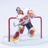 2002 McFarlane Sportspicks NHL Series 3 Roman Turek Calgary Flames White Jersey Action Figure