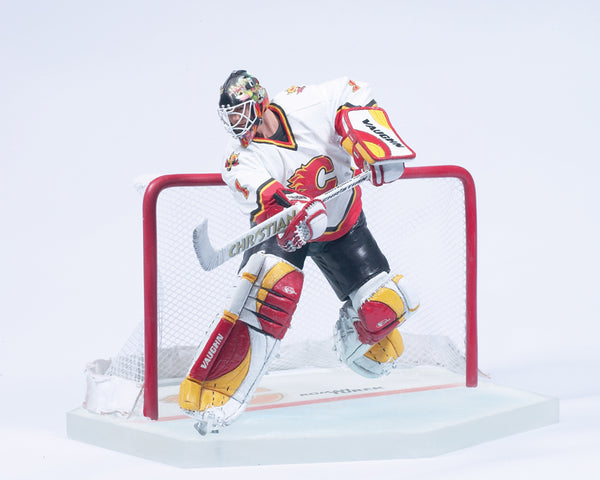 2002 McFarlane Sportspicks NHL Series 3 Roman Turek Calgary Flames White Jersey Action Figure