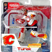 2002 McFarlane Sportspicks NHL Series 3 Roman Turek Calgary Flames White Jersey Action Figure