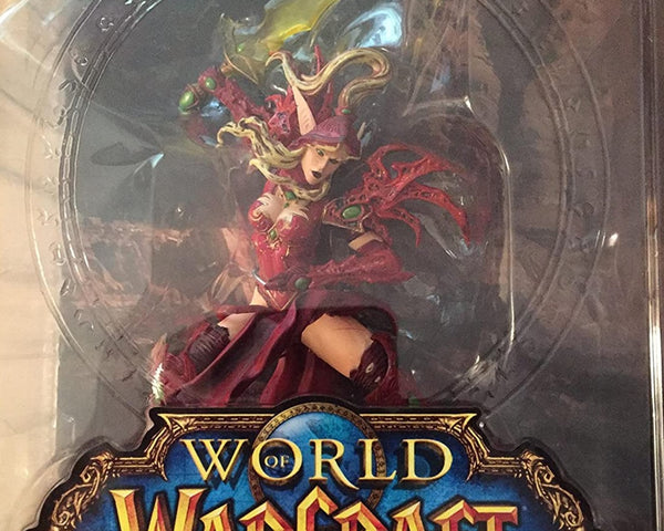 2007 DC Unlimited World Of Warcraft Series 1 Blood Elf  Rogue Valeera Sanguinar - Action Figure