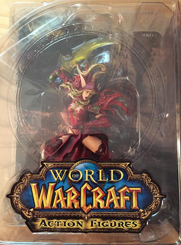 2007 DC Unlimited World Of Warcraft Series 1 Blood Elf  Rogue Valeera Sanguinar - Action Figure