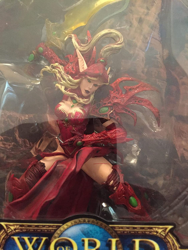 2007 DC Unlimited World Of Warcraft Series 1 Blood Elf  Rogue Valeera Sanguinar - Action Figure