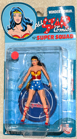 DC All Star Comics with Super Squad Series 4- Wonder Woman Action Figure